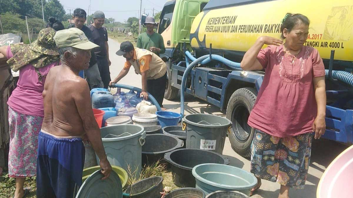 Kekeringan di Cirebon Meluas, 12 Desa dari 9 Kecamatan Kesulitan Air Bersih