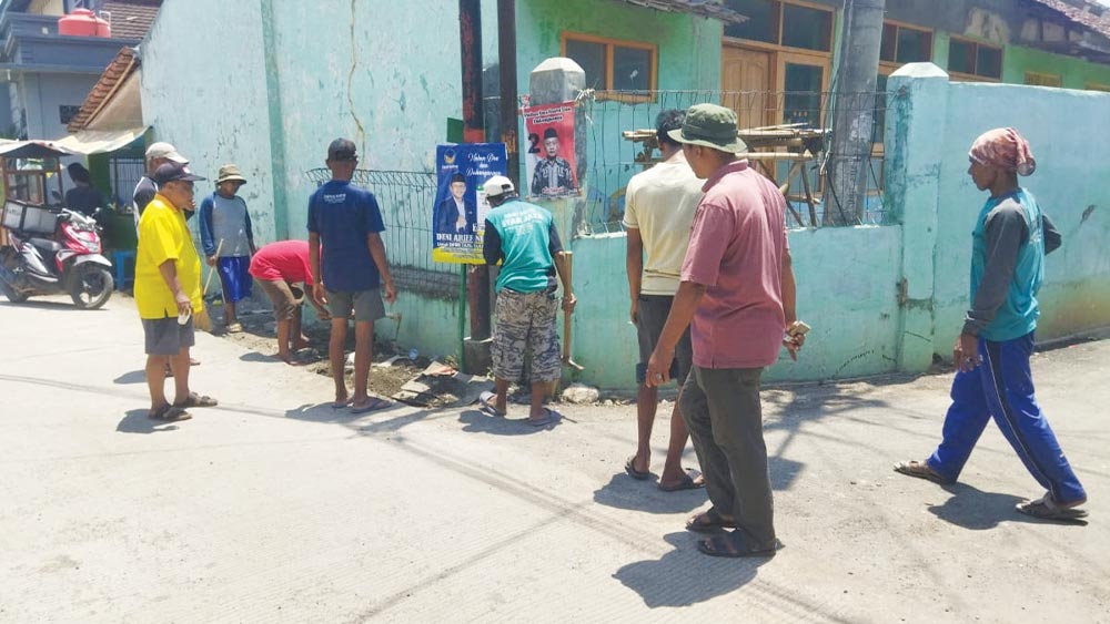 Calon Kuwu Kedungdawa, H Sanita Lakukan Baksos di Hari Terakhir Kampanye