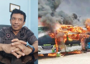 Dishub Terjunkan Tim Investigasi Kebakaran Bus PO Sahabat di Cirebon