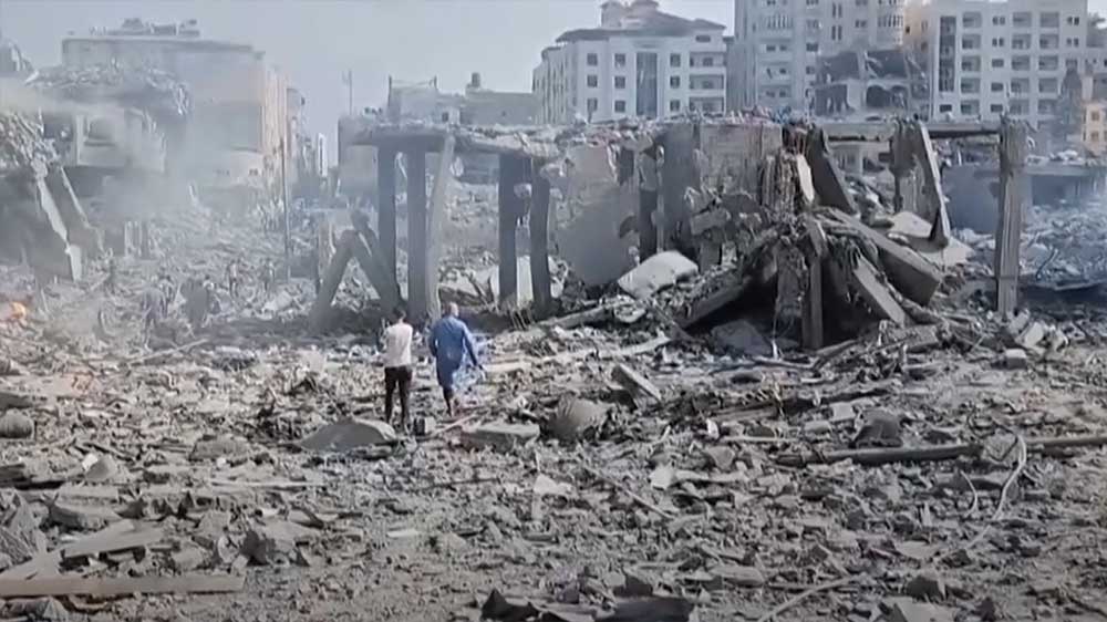 Teroris Israel Membabibuta Kunci Rapat Gaza Palestina, Mesir Diancam, Kendaraan Pengirim Bantuan Bakal Dibom