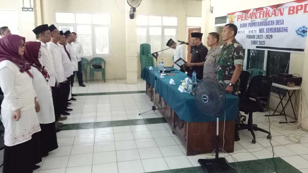 Anggota BPD Asem Dilantik