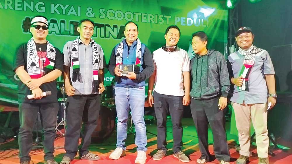 Dilelang, Vespa Antik Terjual Rp55 Juta, untuk Bantu Warga Palestina