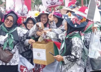 Guru di Majalengka Galang Dana untuk Palestina