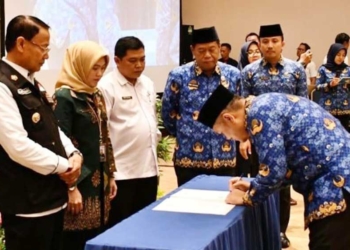 Jelang Pemilu 2024, ASN Majalengka Tandatangani Pakta Integritas