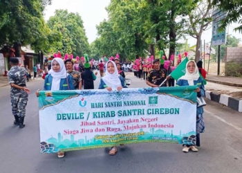Kirab Hari Santri Nasional di Kabupaten Cirebon