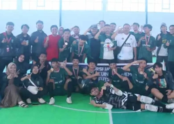 Tim Futsal IAIN Cirebon Raih Emas Porsi Jawara I Usai Tumbangkan UIN Bandung di Laga Final