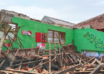 Ruang Kelas SDN 1 Kedungdawa Ambruk, 500 Ruang Kelas di Kabupaten Cirebon Rawan