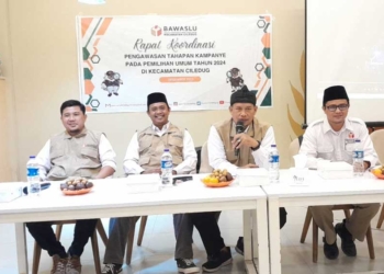 Gelar Bimtek untuk PKD, Panwascam Ciledug Siap Hadapi Kampanye dan Distribusi logistik Pemilu 2024