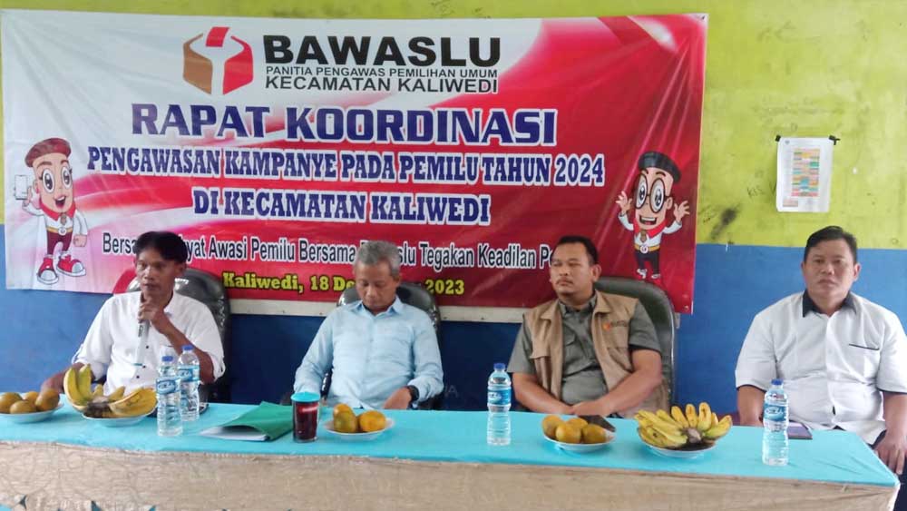Panwascam Kaliwedi Awasi Distribusi Logistik Pemilu 2024, PKD Harus Siap