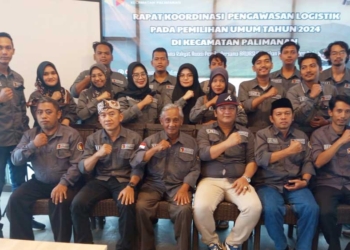 Rakor Panwascam Palimanan Jaga Integritas dan Transparansi Pemilu 2024