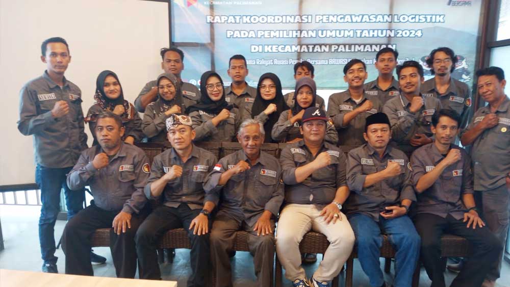 Rakor Panwascam Palimanan Jaga Integritas dan Transparansi Pemilu 2024