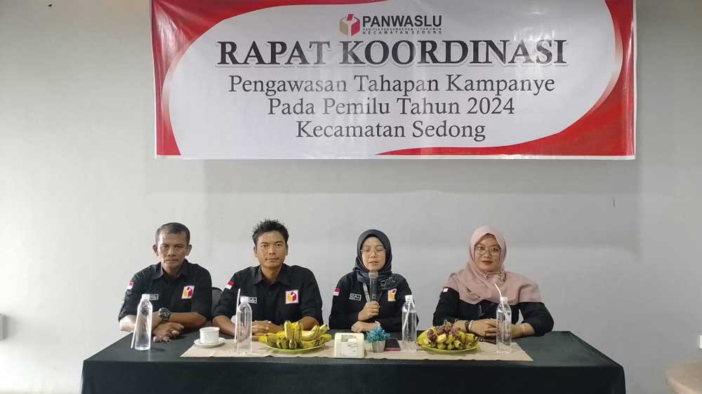 Panwascam Sedong Gandeng Media untuk Awasi Kampanye Pemilu 2024
