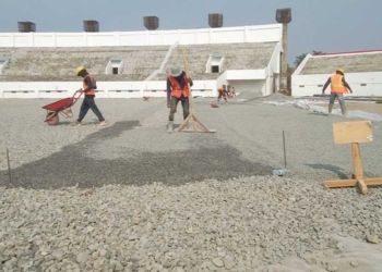 Bantuan Pembangunan Lanjutan Stadion Watubelah Dipertimbangkan