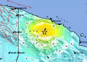 Berkekuatan dan Jam yang Sama, Papua dan Papua Nugini Diguncang Gempa Kembar