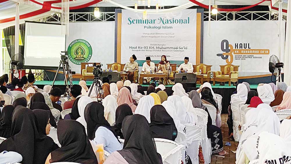Haul ke-93 KH Muhammad Sa’id Ponpes Gedongan, Ribuan Santri Diajak Paham Filsafat dan Psikologi