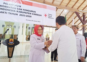 Heviyana Kembali Dilantik Jadi Ketua PMI Kabupaten Cirebon Keempat Kali