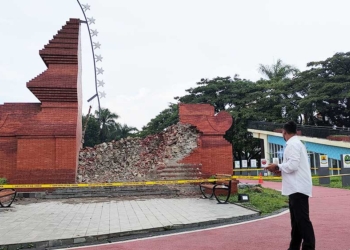 Kejaksaan Tertarik Selidiki Ambruknya Gapura Alun-alun Pataraksa