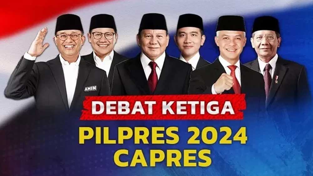 Berikut Daftar 11 Panelis Debat Capres Ketiga
