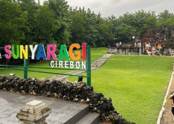 Pengunjung Goa Sunyaragi Cirebon Meningkat