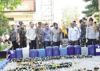 Sepanjang Januari, BB Miras Capai Ribuan