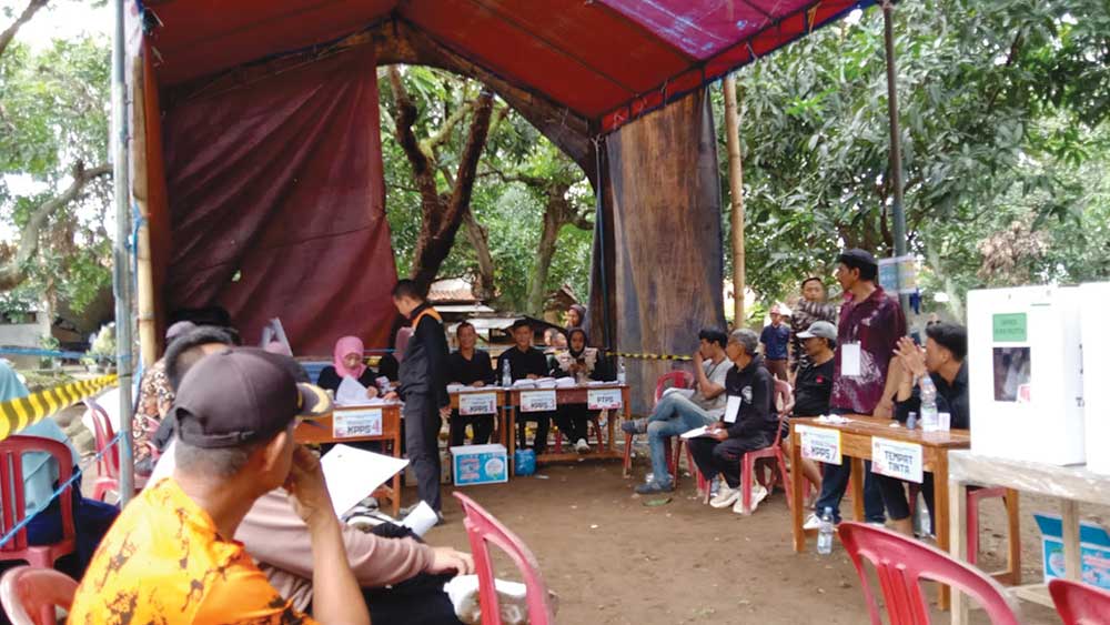 Warga Majalengka Antusias Salurkan Hak Pilihnya