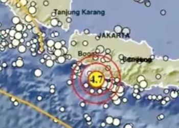 Sukabumi Diguncang Gempa Berpusat di Samudra Hindia
