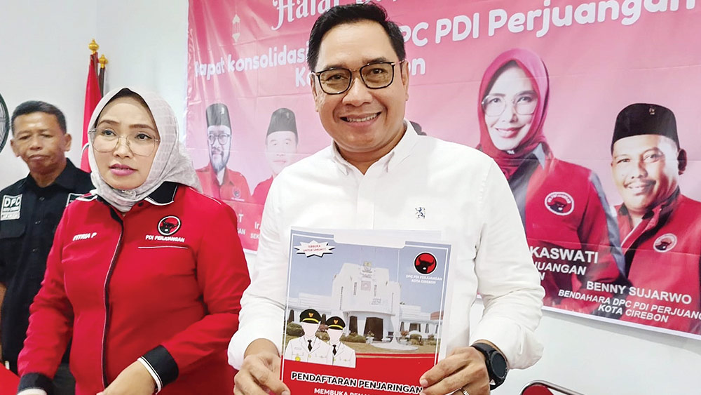 Didorong Nashrudin Azis, Panji Amiarsa Daftar Bacawalkot Cirebon di PDIP