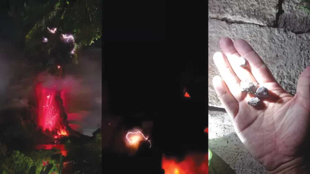 Gunung Ruang Meletus, Warga Sitaro Terancam Bahaya Lontaran Batuan Pijar dan Luruhan Awan Panas