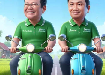 Meme Dedi Wahidi dengan Sunadi Beredar Sebagai Paslon Cabup dan Cawabup Indramayu untuk Pilkada 2024