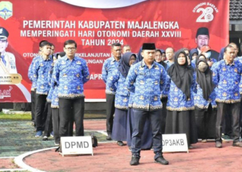 Sekda Majalengka Pimpin Upacara HOD