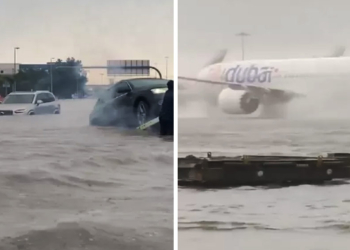 Uni Emirat Arab Diterjang Hujan Aneh di Tengah Perang Iran Vs Israel