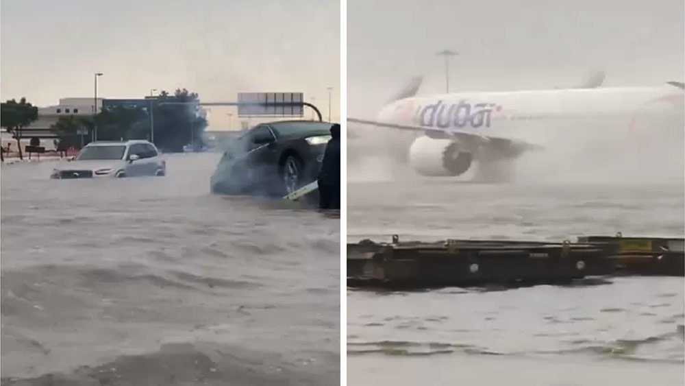 Uni Emirat Arab Diterjang Hujan Aneh di Tengah Perang Iran Vs Israel