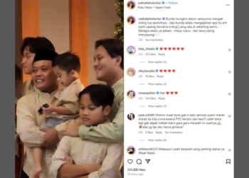 Pengajian Jelang Pernikahan Rizky Febian dan Mahalini, Adzam Hadir dan Pesan Menyentuh dari Nathalie Holscher