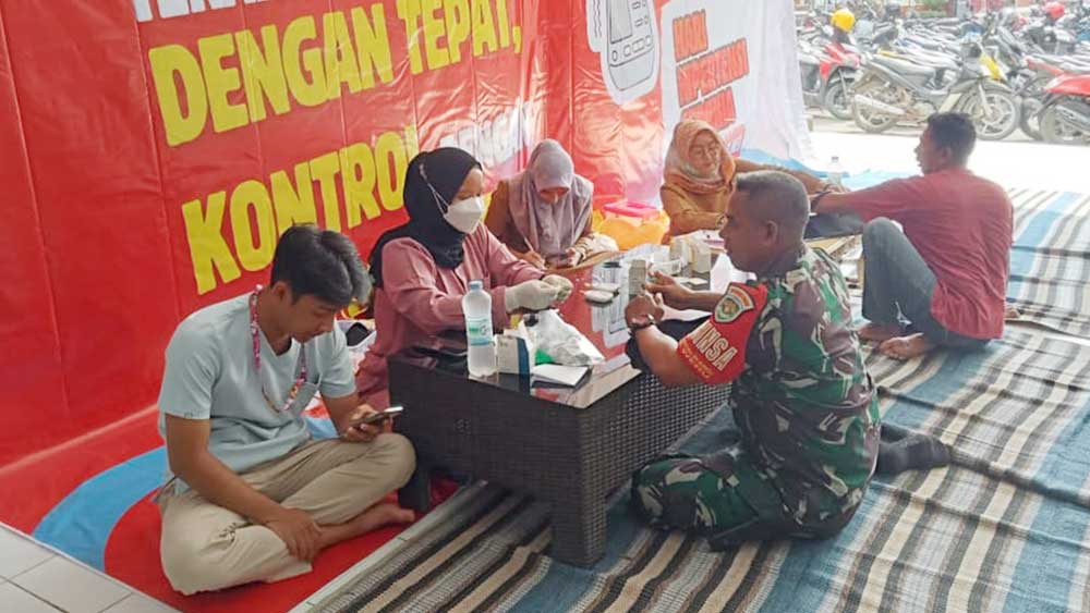 Puskesmas Karangsari Cirebon Gelar Cek Kesehatan Gratis