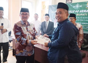Serahkan 40 Bentor, Bupati Cirebon Imron Ajak NU Dongkrak Perekonomian