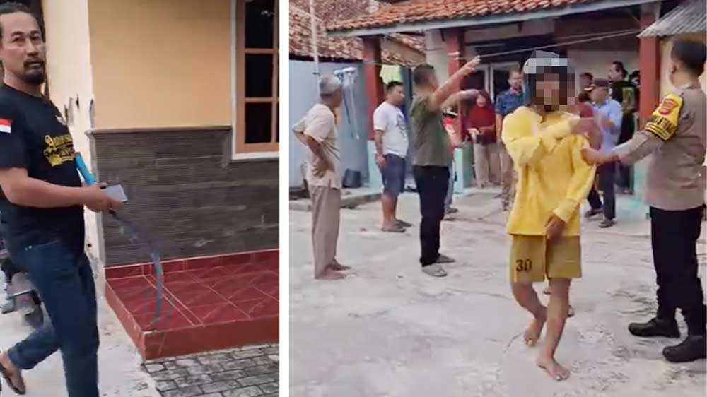 Tawuran Pelajar di Cirebon, Pelajar SMK Nusantara Vs SMK Nasional Bentrok di Kapetakan, 1 Dibacok, 9 Diamankan