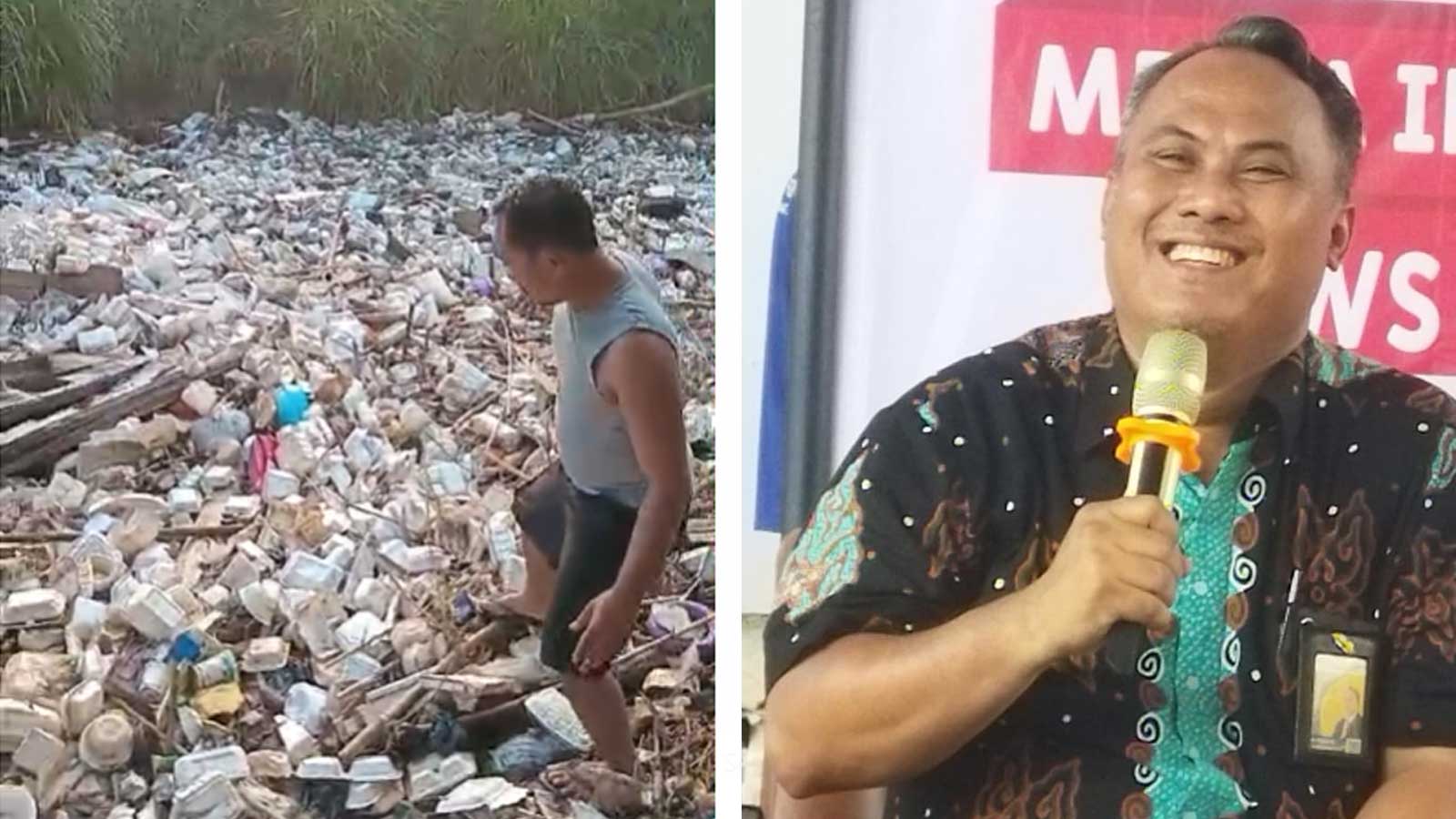 Tertumpuk Sampah, BBWS Segera Normalisasi Sungai Singaraja Pangarengan Cirebon