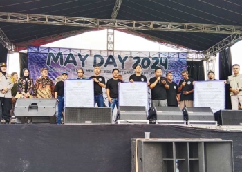 Buruh di Cirebon Dukung Iklim Investasi Sehat