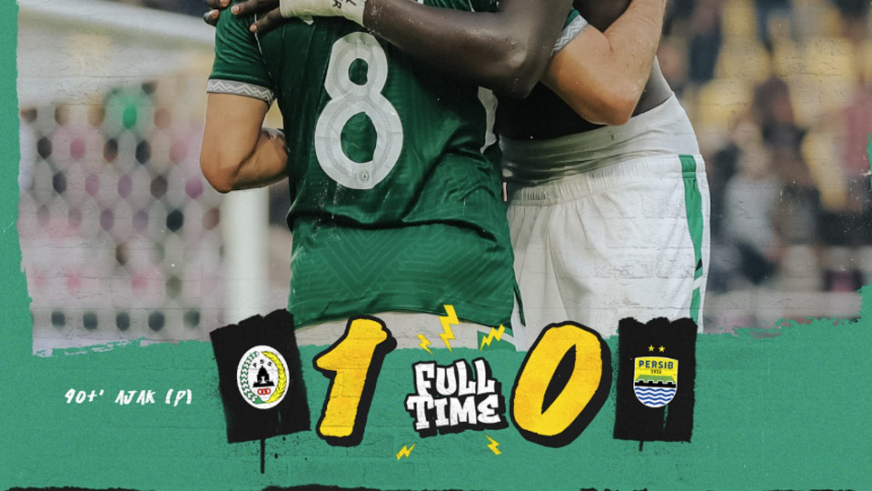 Persib Akhiri Kompetisi Liga 1 dengan Hasil Minor dengan Ditumbangkan PSS Sleman