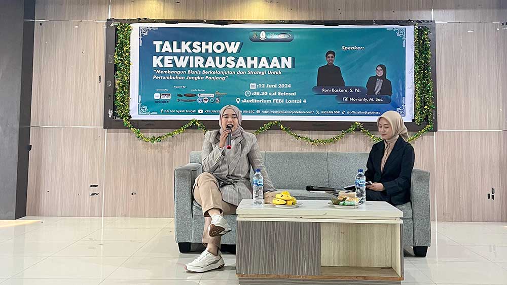 HMJ KPI UIN Siber Cirebon Gelar Talkshow Kewirausahaan, Dosen Komunikasi Pemasaran Fifi Novianty Kupas Digital Marketing