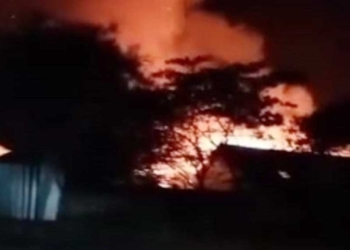 Pabrik Terasi di Rawa Urip Cirebon Ludes Terbakar