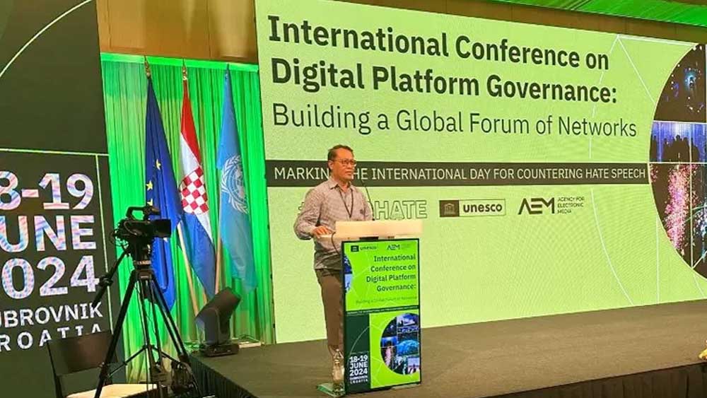 Dewan Pers Sampaikan Kekhawatiran Terhadap Draf RUU Penyiaran di Rapat Tata Kelola Platform Digital UNESCO