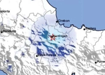 Gempa Guncang Kuningan dan Tasikmalaya, Berpusat di Tenggara Kota Kuda