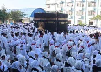Ribuan Mahasiswa UIN Siber Cirebon Ikuti Praktik Manasik Haji dan Umroh