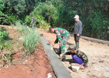 TMMD ke 121, TNI Polri Bangun Desa Kubang Cirebon