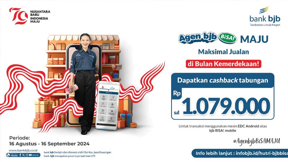 Bank bjb Kebut Transaksi Digital, Luncurkan Program Agen bjb BiSA! MAJU