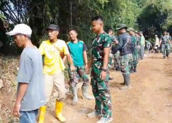 Program TMMD Hidupkan Kembali Budaya Gotong-royong Masyarakat Desa Kubang Cirebon