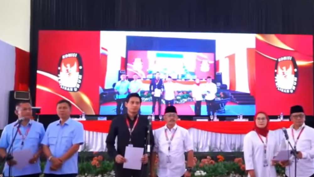 Hasil Pengundian Nomor Urut Pilbup Indramayu, Kampanye Digelar Mulai Besok