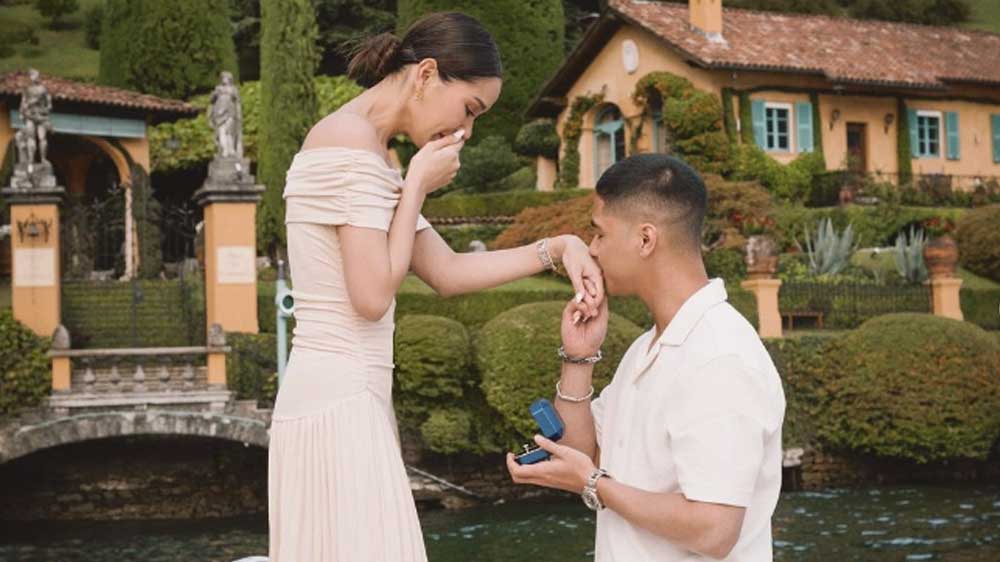 Sempat Kandas, Al Ghazali Lamar Alyssa Daguise di Danau Como Italia