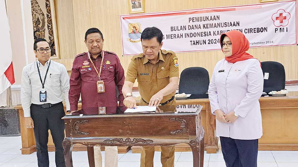 Target Bulan Dana PMI Kabupaten Cirebon Rp1,31 Miliar Optimistis Tercapai